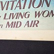 Original vintage Amazing Randi Levitation poster 